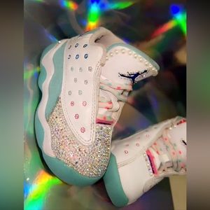 Gently used custom baby Jordan’s size 5c